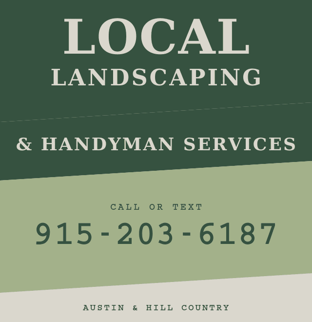 Local Landscaping and Handyman Services logo
